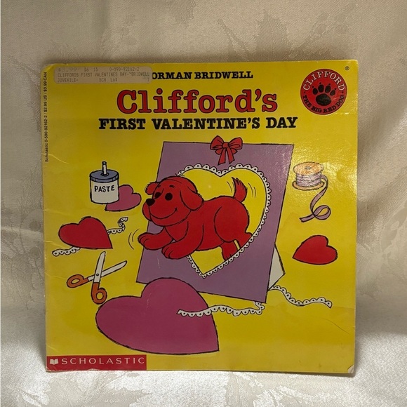 Vintage Clifford's First Valentine's Day Book - Picture 1 of 3